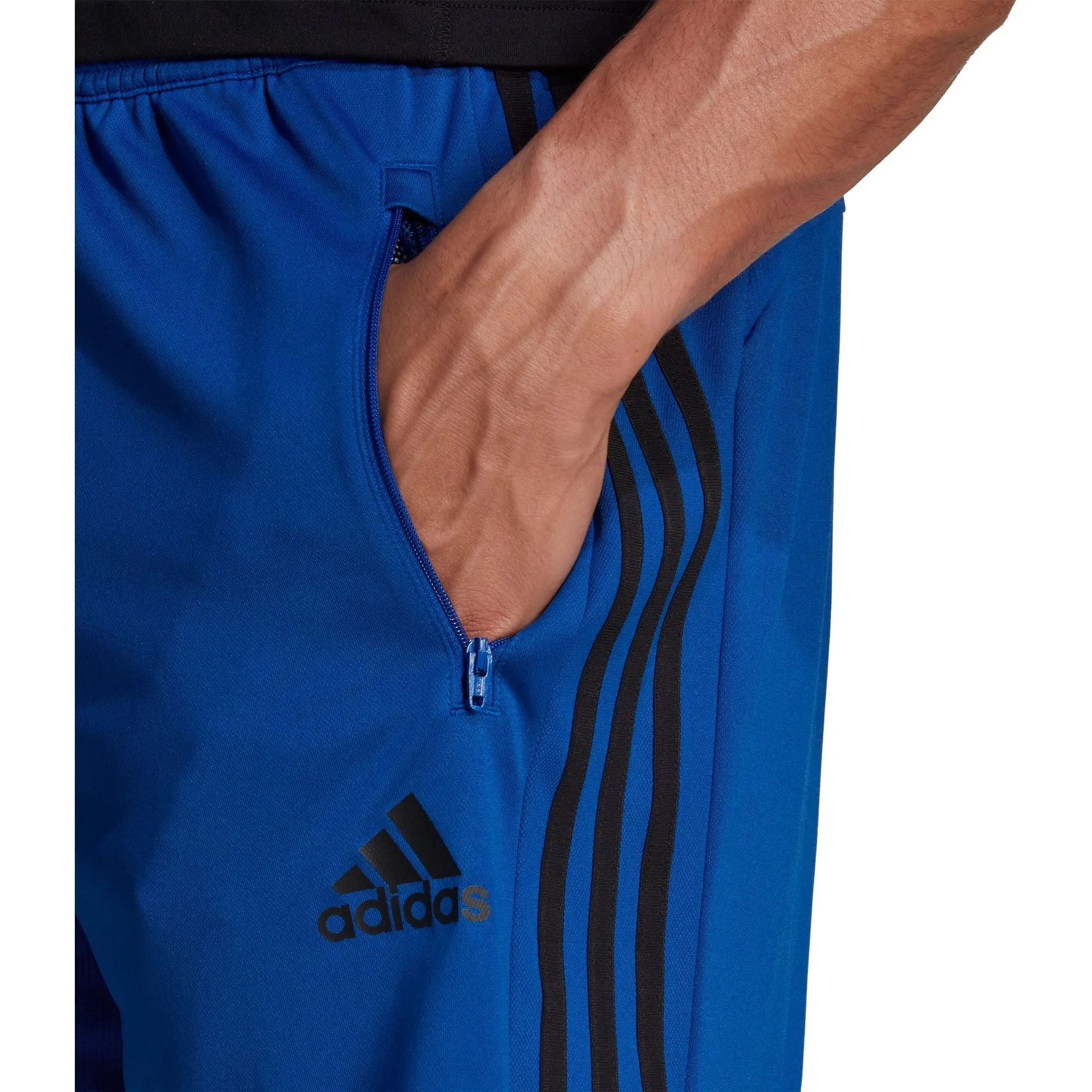 adidas Designed 2 Move 3 Stripes Mens Training Shorts - Blue