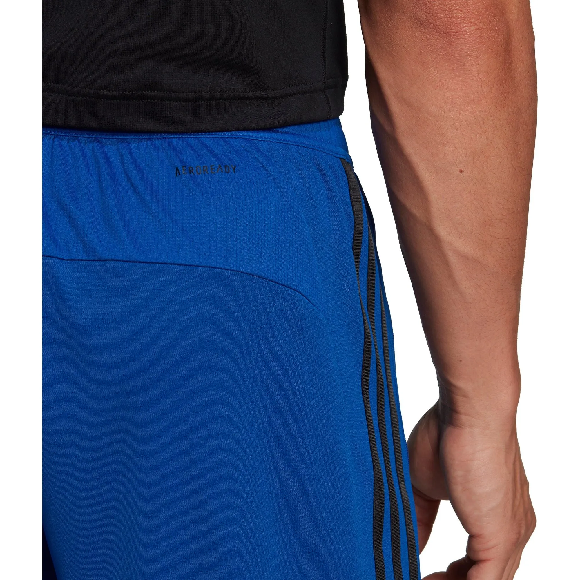 adidas Designed 2 Move 3 Stripes Mens Training Shorts - Blue