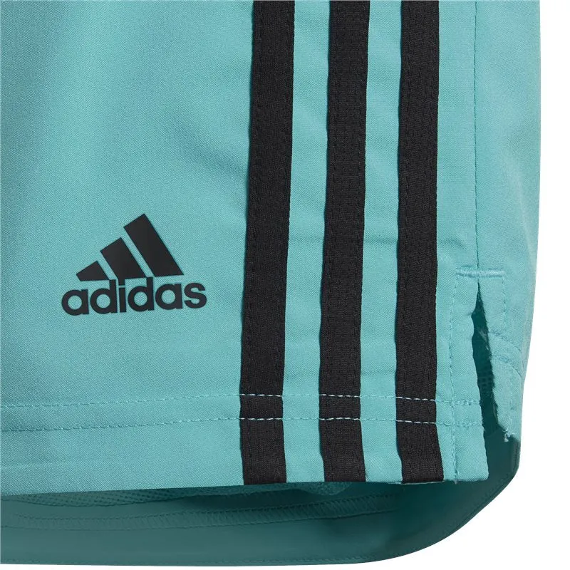 adidas Designed 2 Move 3 Stripes Shorts - Girls - Semi Mint Rush/Black