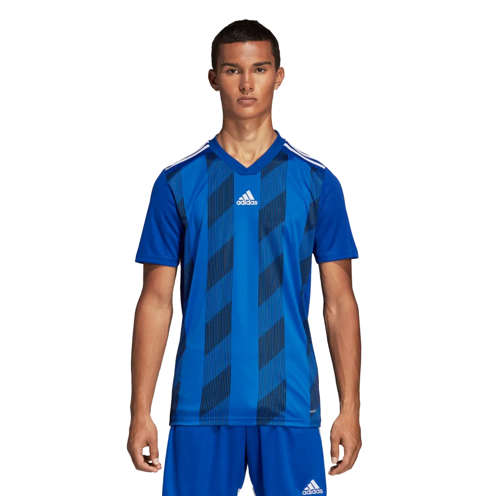 Adidas Youth Striped 19 Jersey (Blue/White)