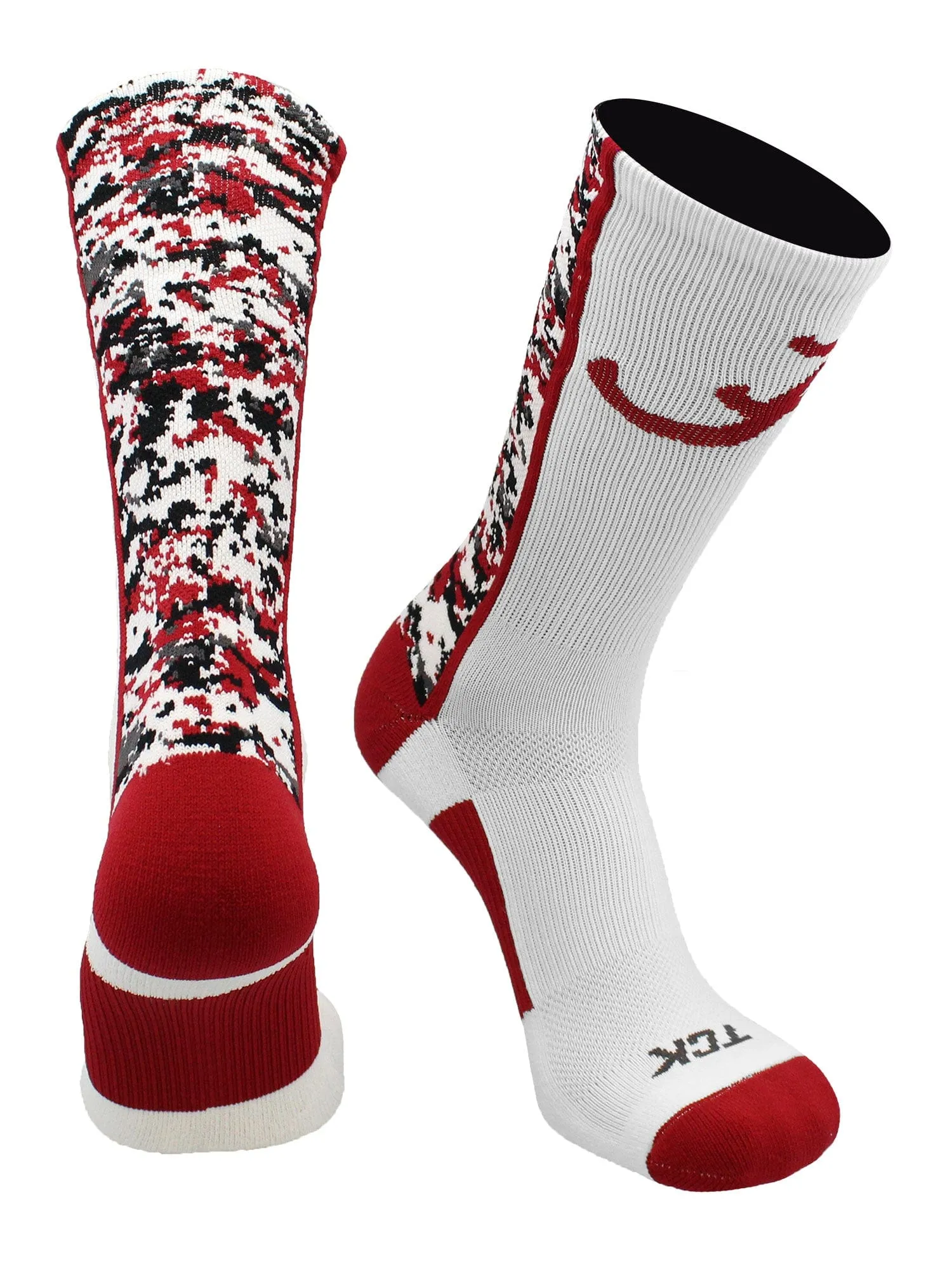 Alabama Crimson Tide Socks Digital Camo Crew