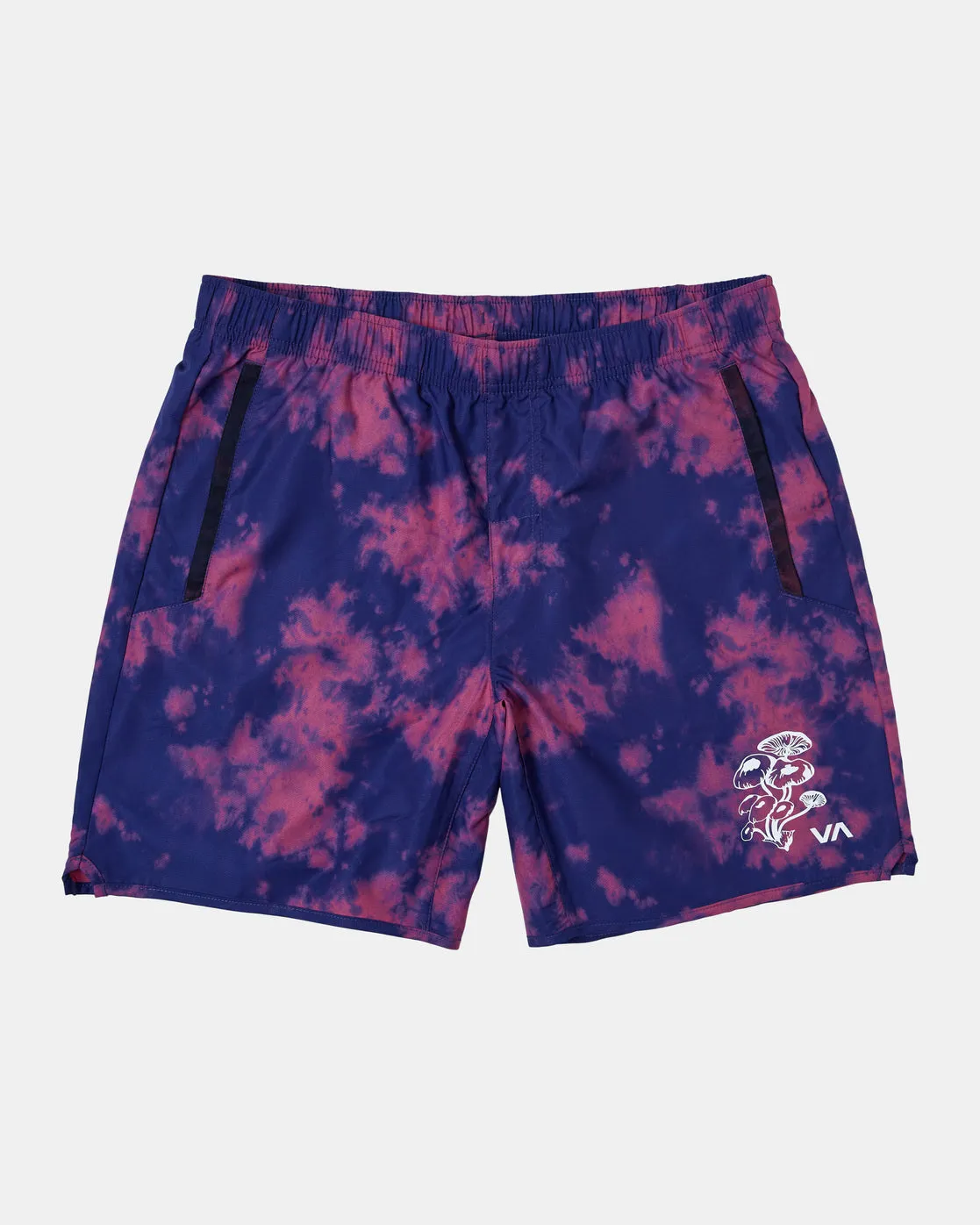 Alex Matus Yogger 17" Performance Shorts - Alex Matus Tie Dye Purps