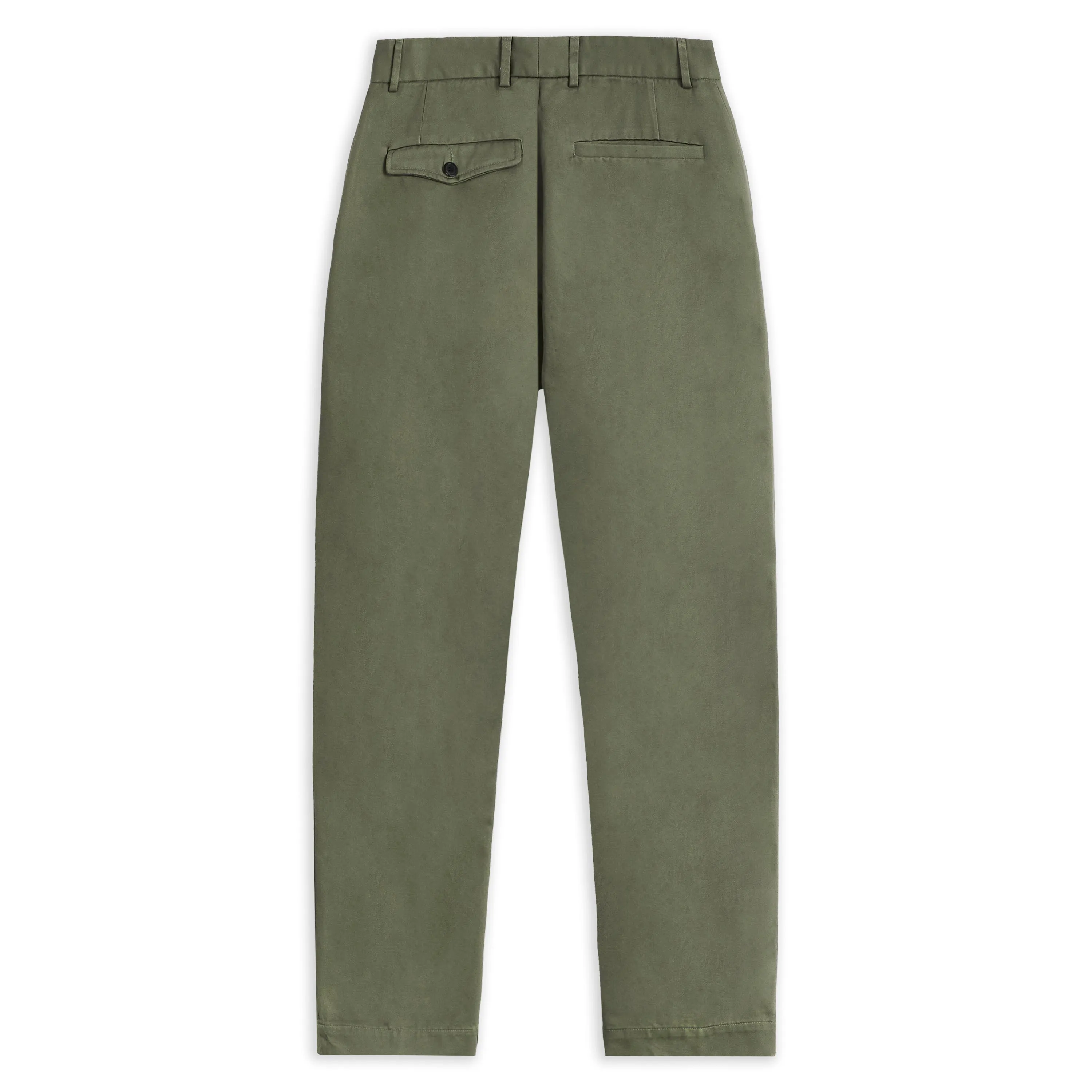 Alvise Gabardine Trouser - Green