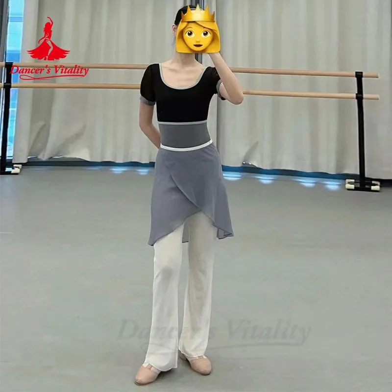 Ballet Dance Straight Pants for Women Warm-up Folding Exercise Trousres Winter Art Examination Gymnastics Yoga Ballet Costumes