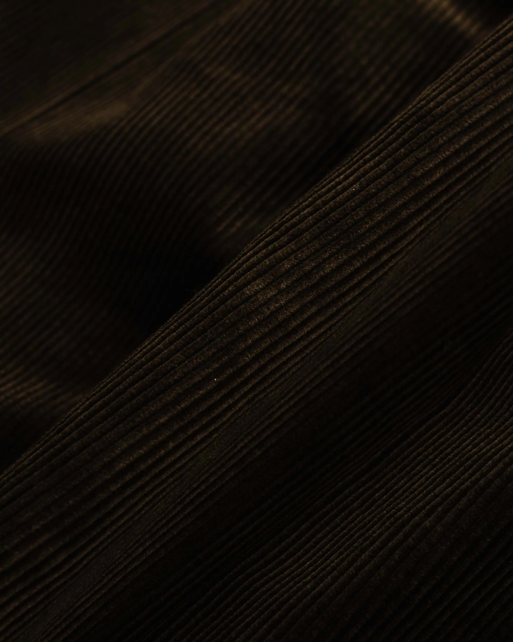 Beams Plus 2Pleats Corduroy Dark Brown