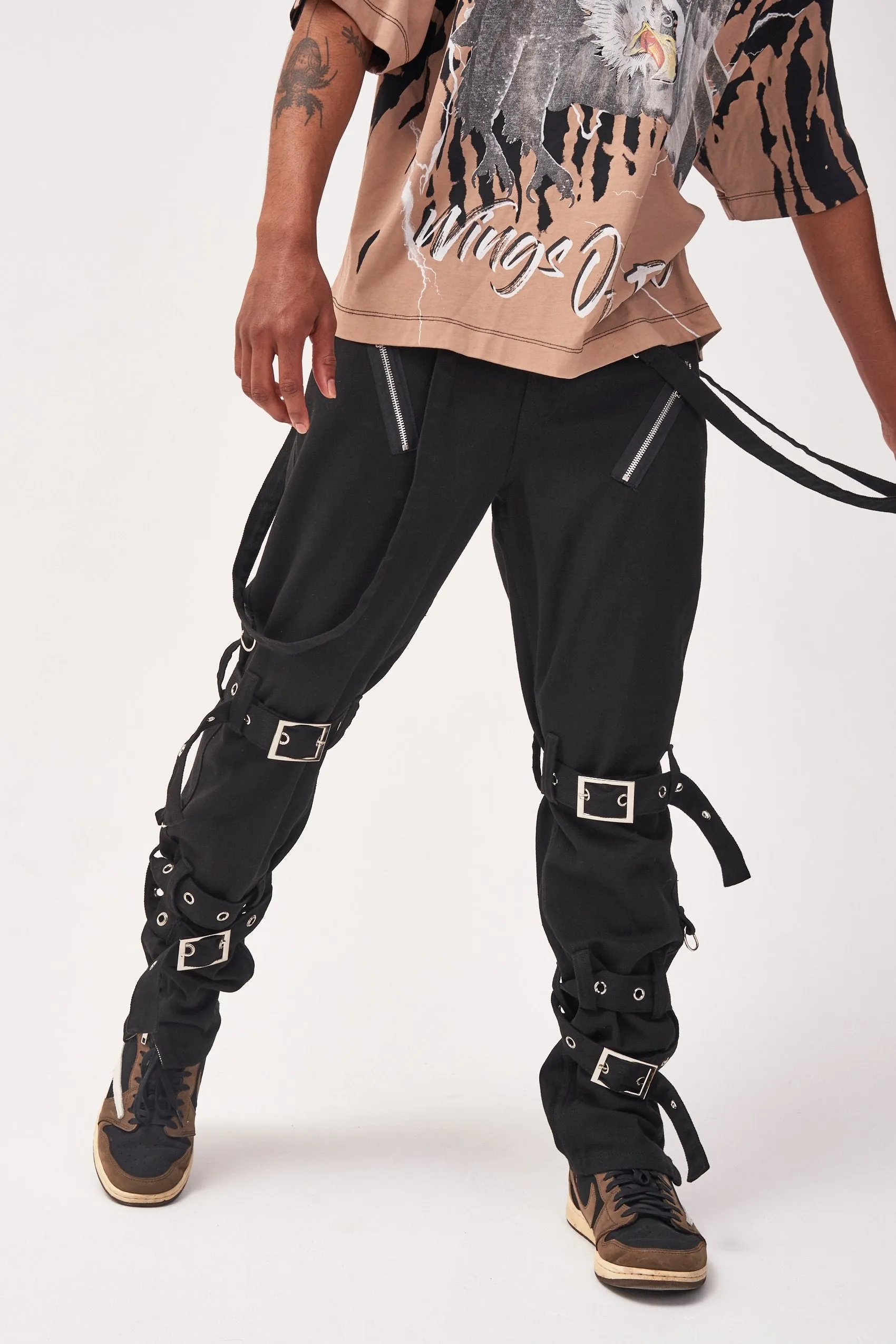 Black Punk Trousers