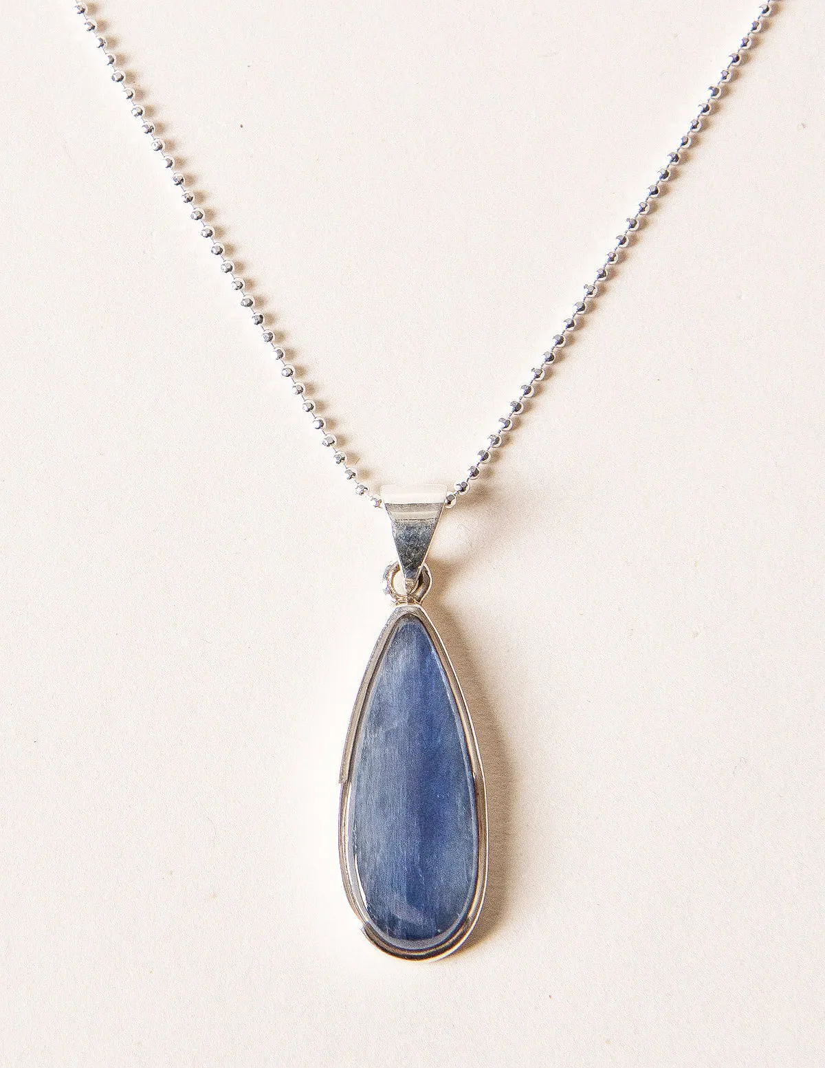 Blue Kyanite Teardrop Pendant