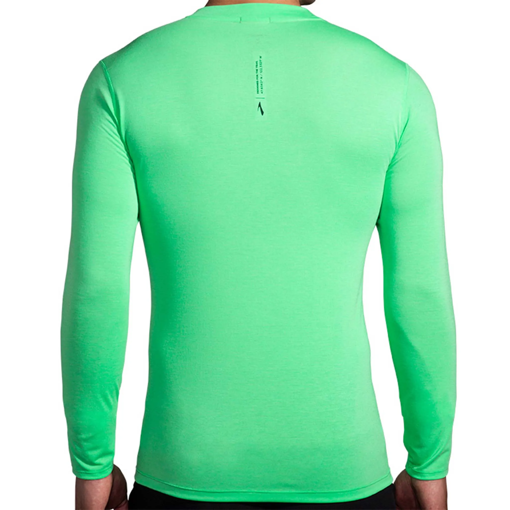 Brooks | Men's High Point Long Sleeve Top - Hyper Green