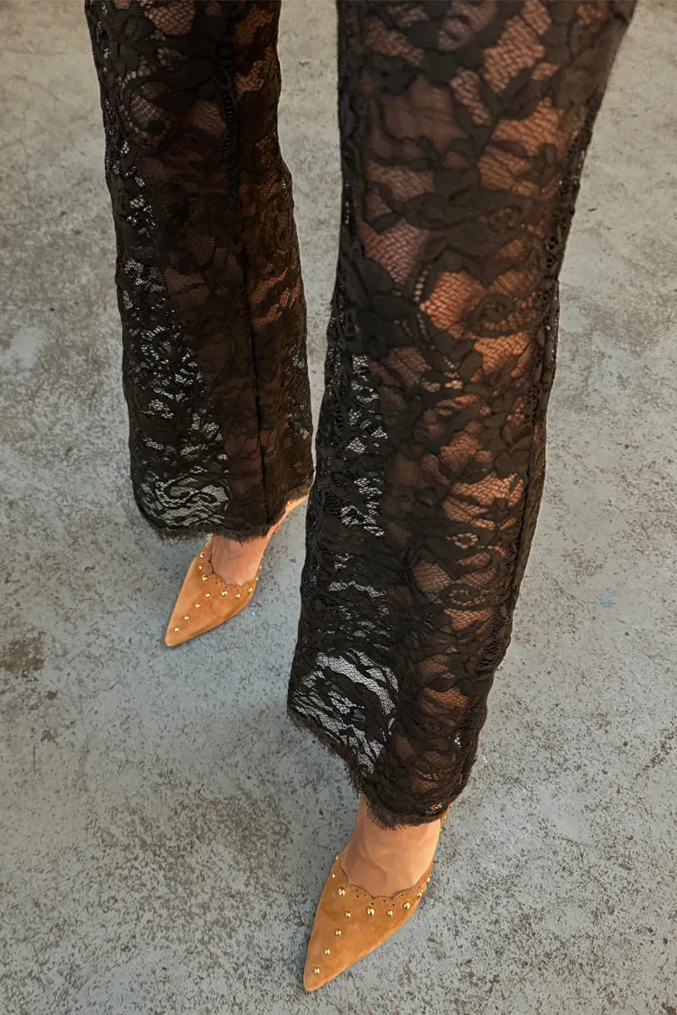 Chocolate Lace Diva Trousers