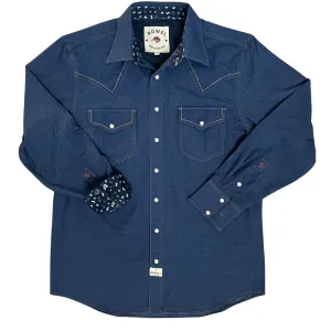 Classic Tech Denim Long Sleeve Performance Western Shirt