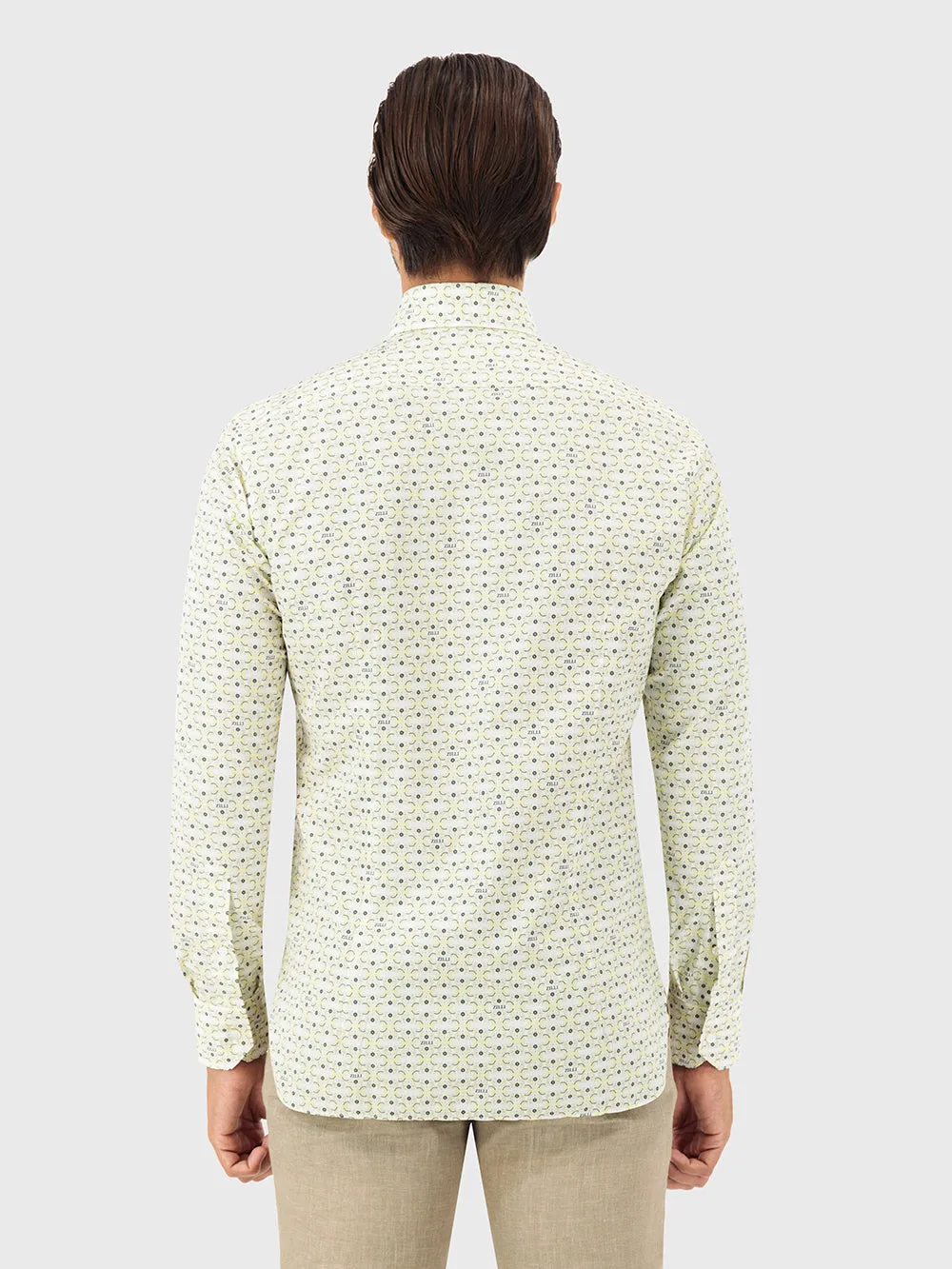 Cotton Paisley Printed Long Sleeve Shirt