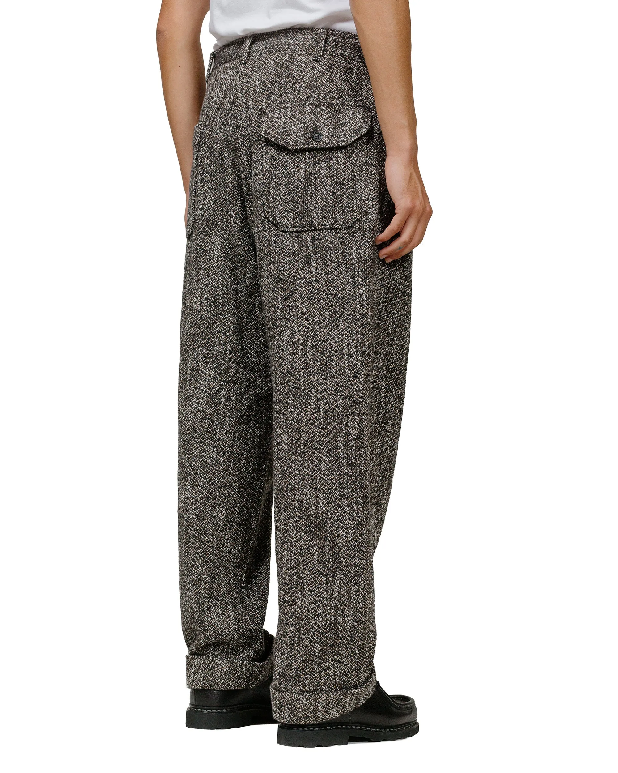 Engineered Garments Carlyle Pant Brown/Black Wool Homespun