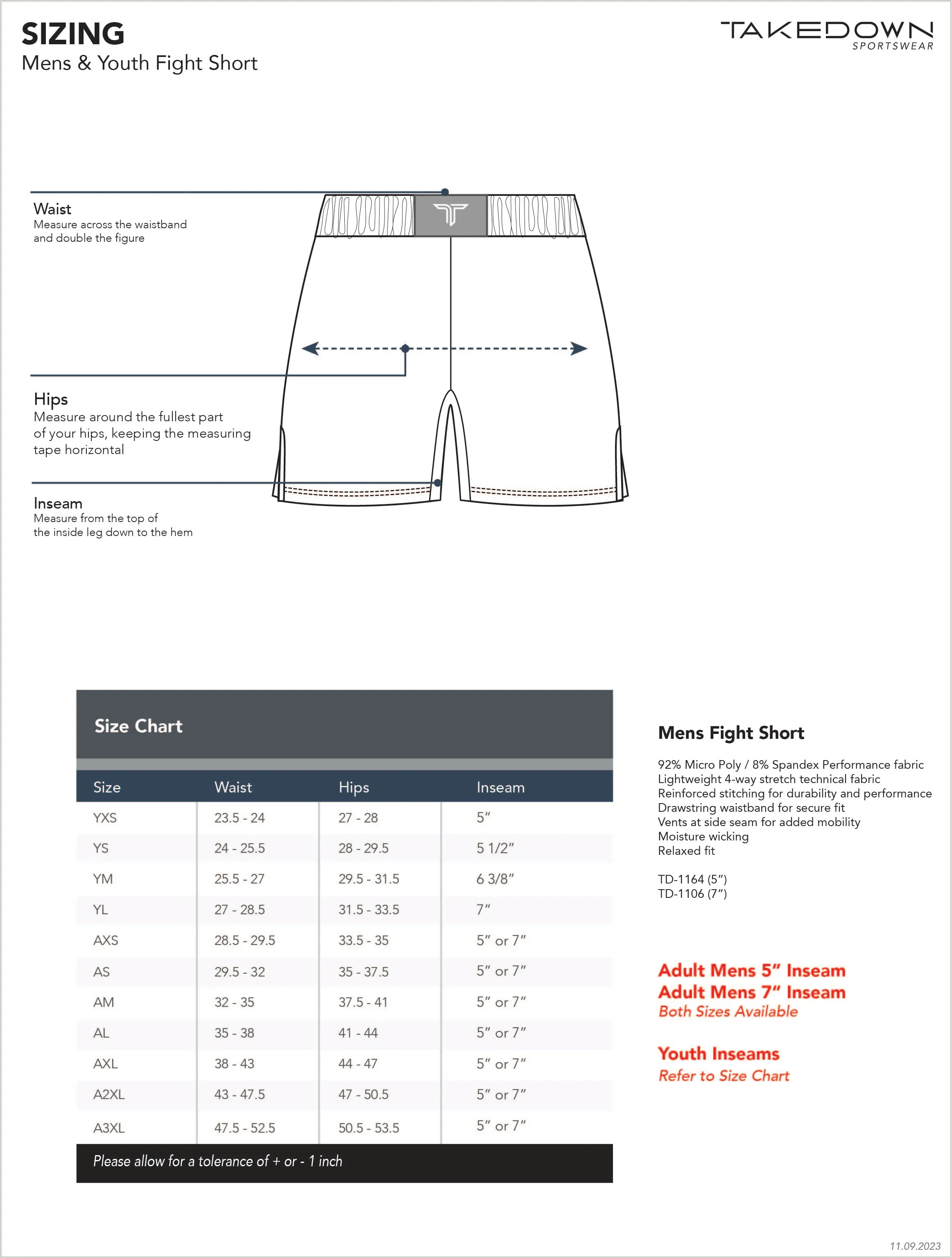 Fire FC Fight Shorts (5"&7“ Inseam) - Berry