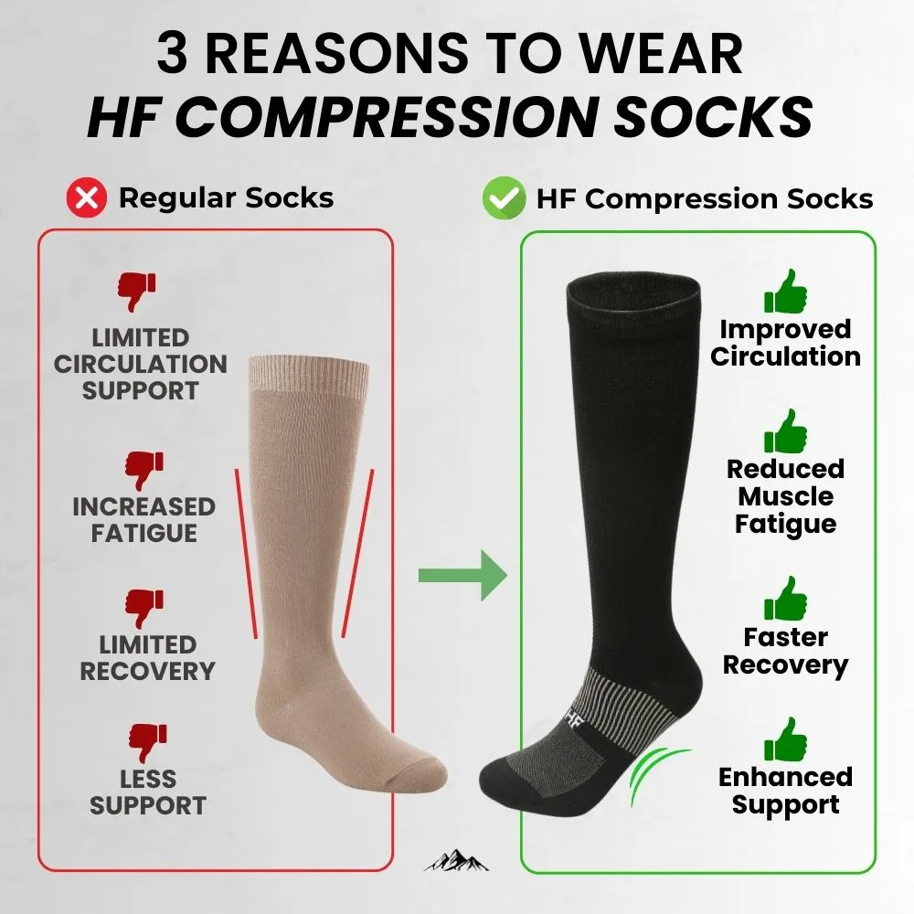 HF Compression Socks - For Boosting Blood Circulation