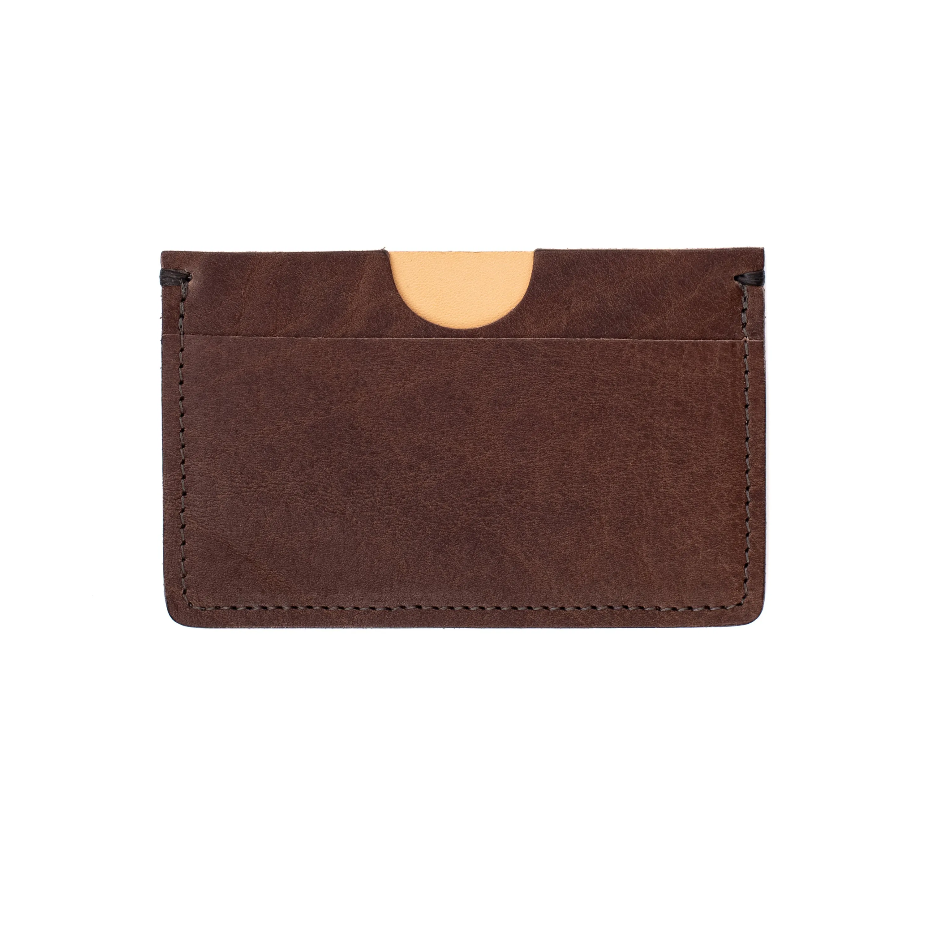 Houghton Card Holder - Brown Horween Buffalo