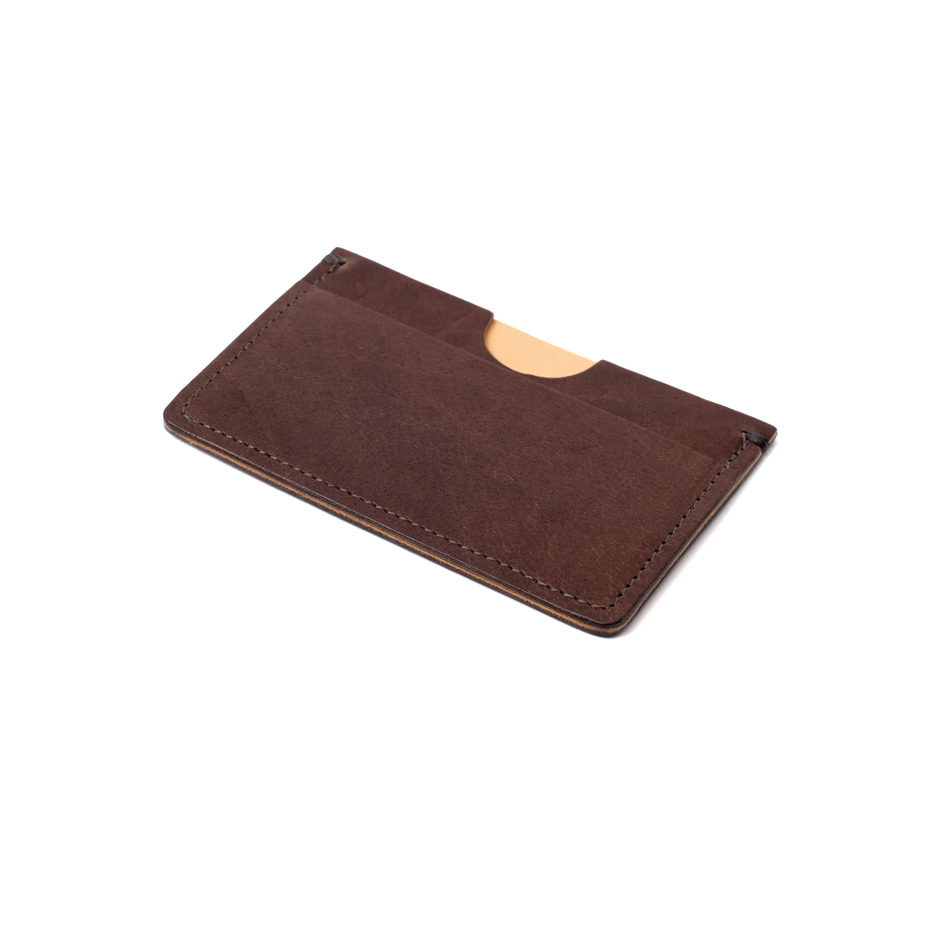 Houghton Card Holder - Brown Horween Buffalo