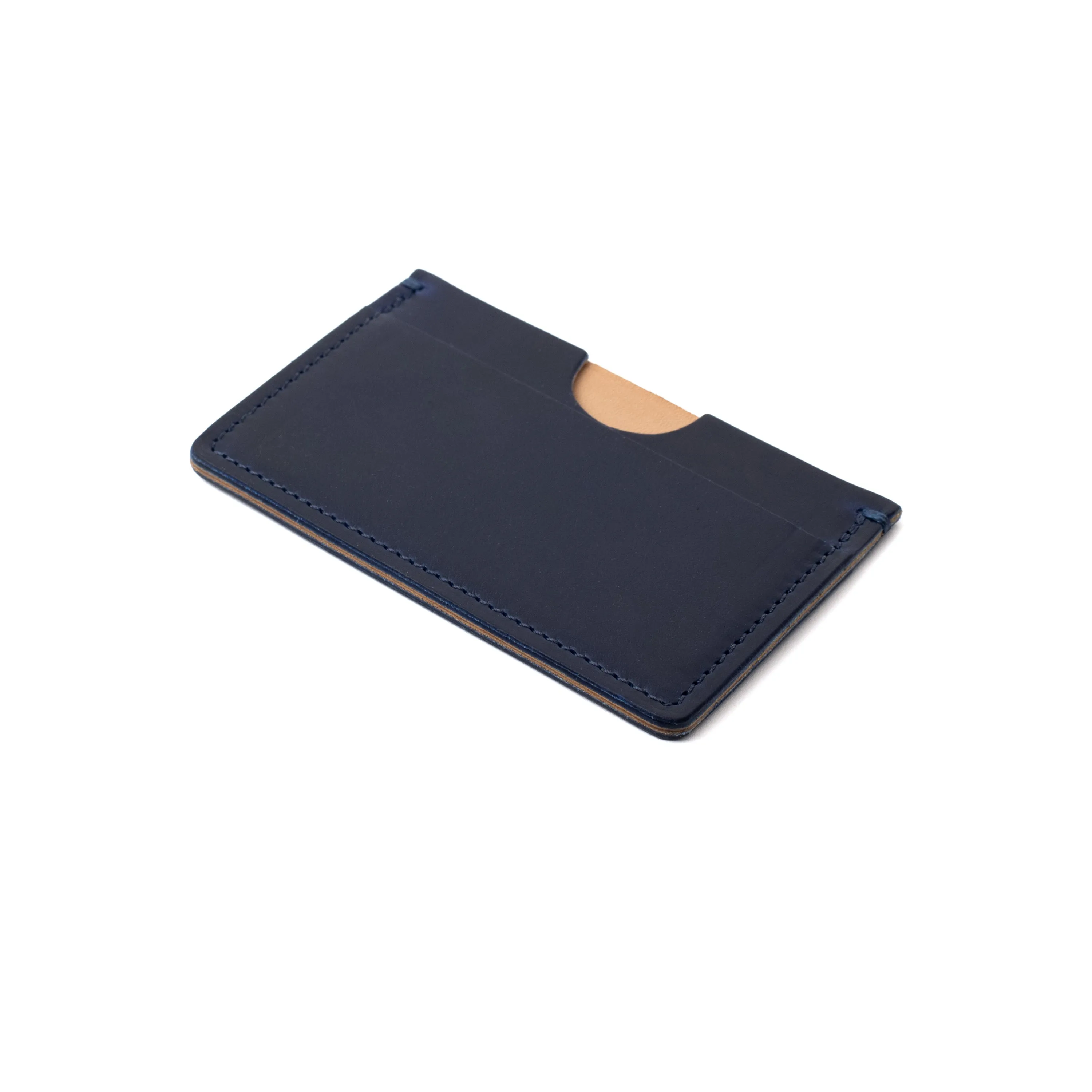 Houghton Card Holder - Ink Horween Chromexcel