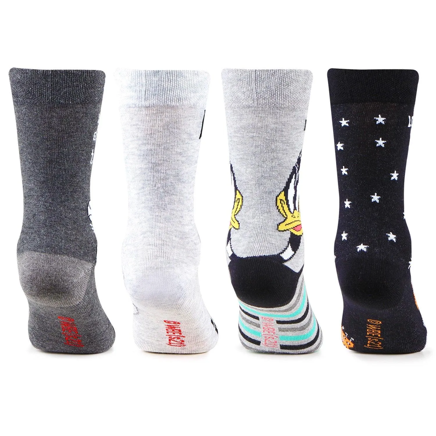 Looney Tunes Socks For Kids - Pack Of 4