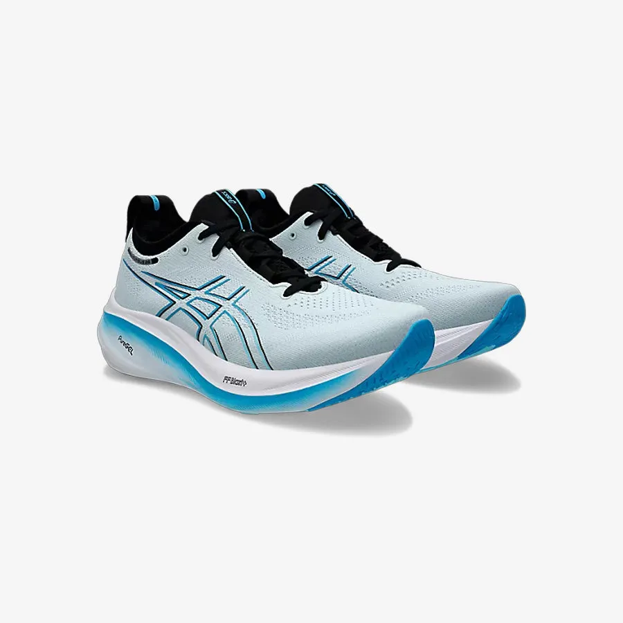 Men's Gel-Nimbus 26 (Cool Grey/Bright Cyan)