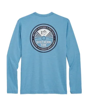 Mens Longsleeve Monofilament Heather Performance Tee