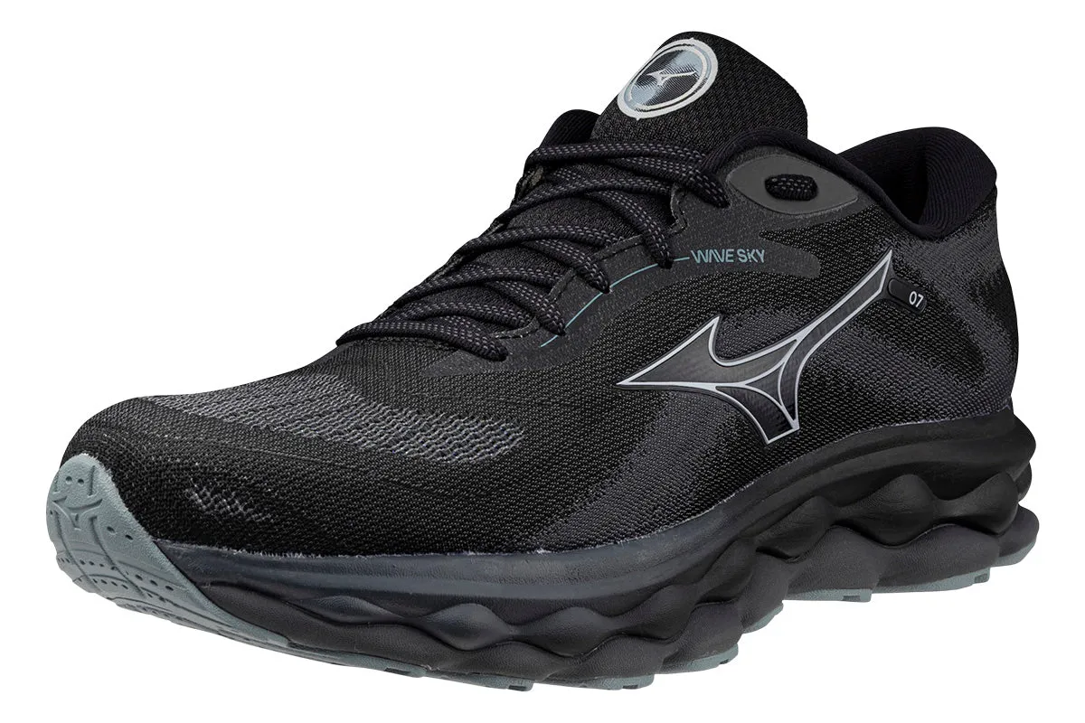 Mizuno Wave Sky 7 2E Black/Nickel/Ebony Mens