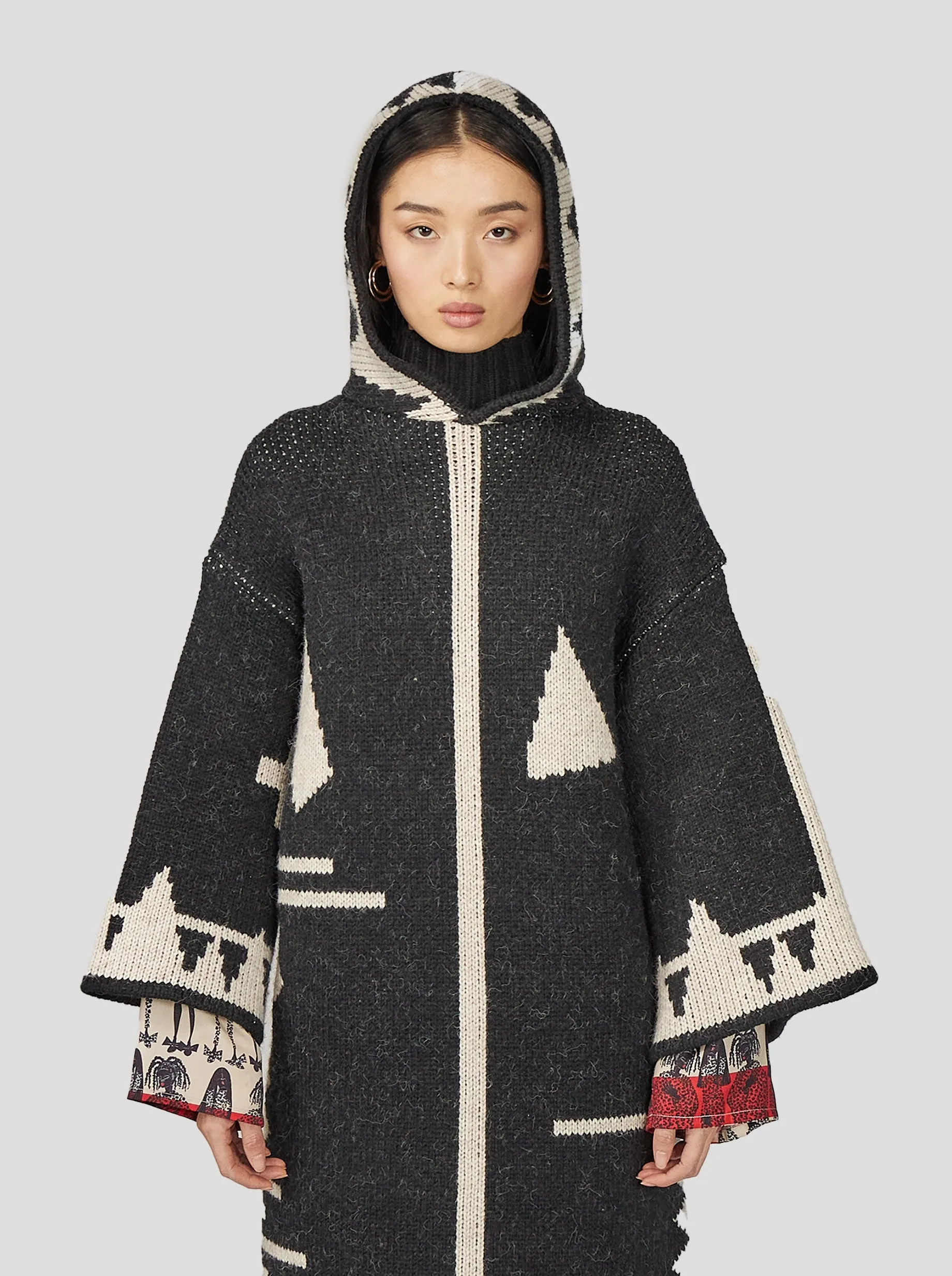 Nome cape in Nomadic knit