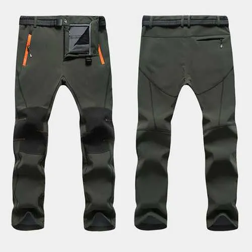 Outdoor Casual Waterproof Warm Assault Pants Thick Trousers