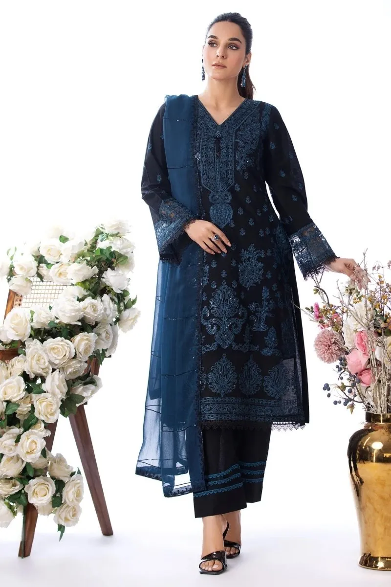 Parishey Embroidered 3 Piece Pakistani Suit PAR06