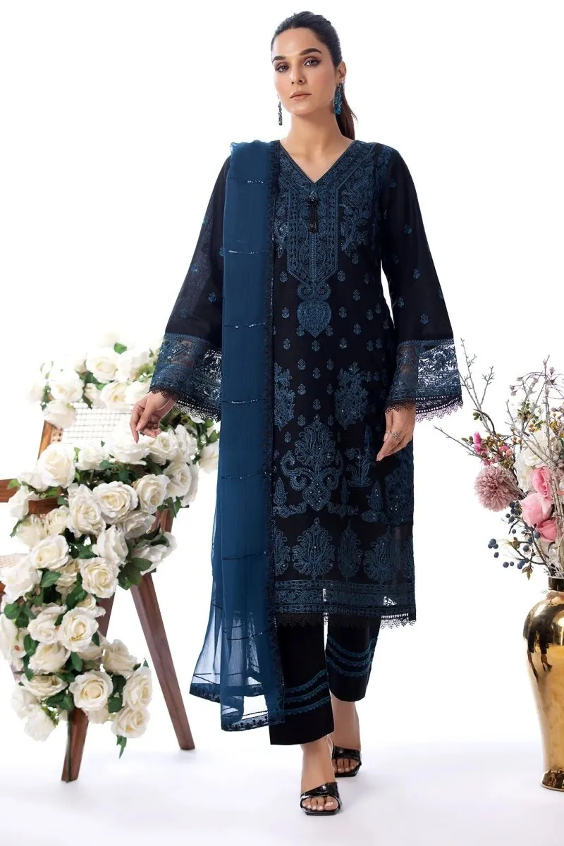 Parishey Embroidered 3 Piece Pakistani Suit PAR06