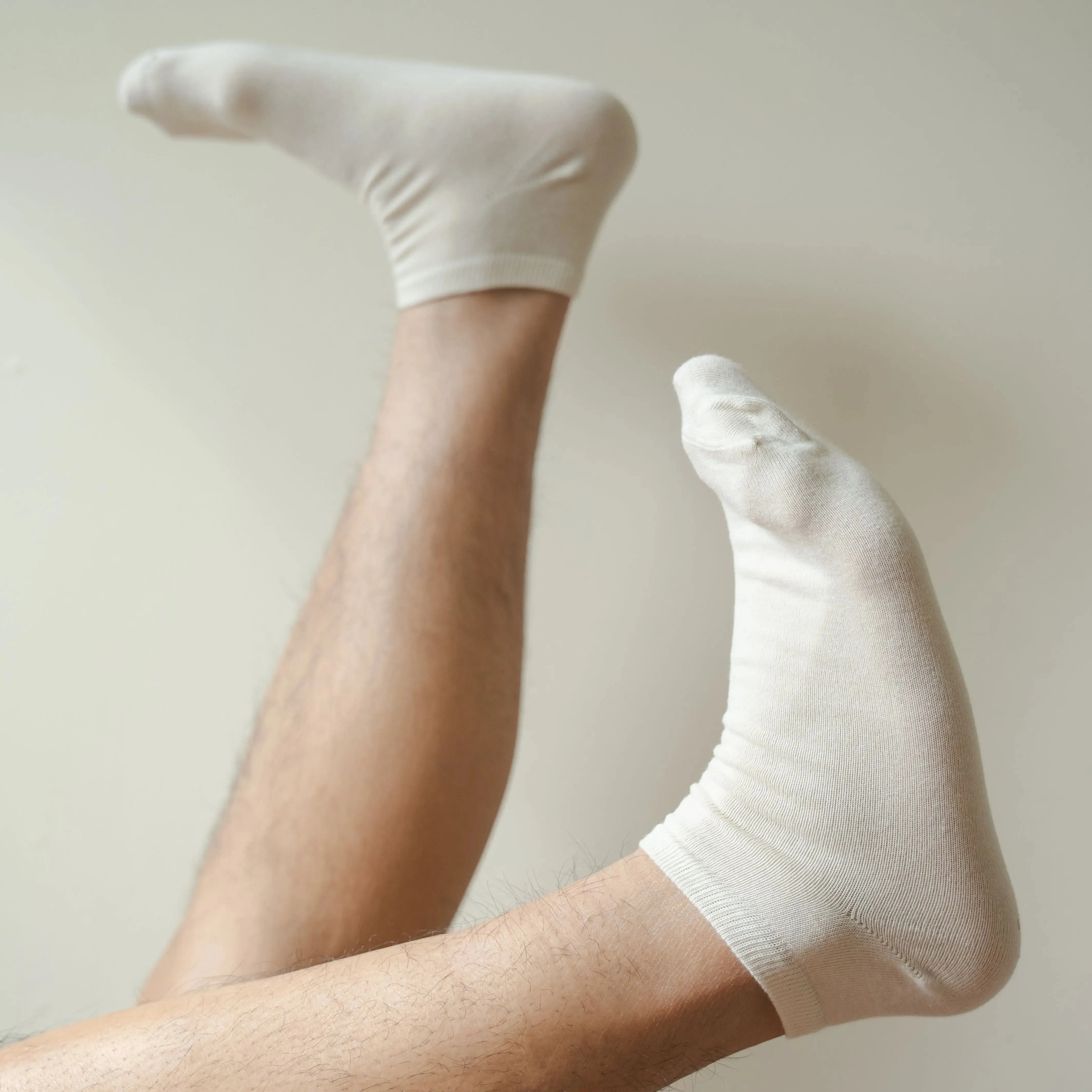 Pure Organic (no dye) Adult Ankle Socks - 98% Organic Cotton