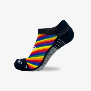 Rainbow Flag Running Socks (No Show)