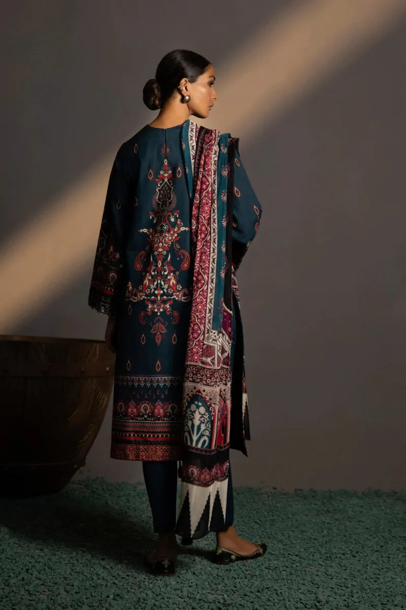 Sapphire Embroidered Khaddar 3 Piece Suit SAP109