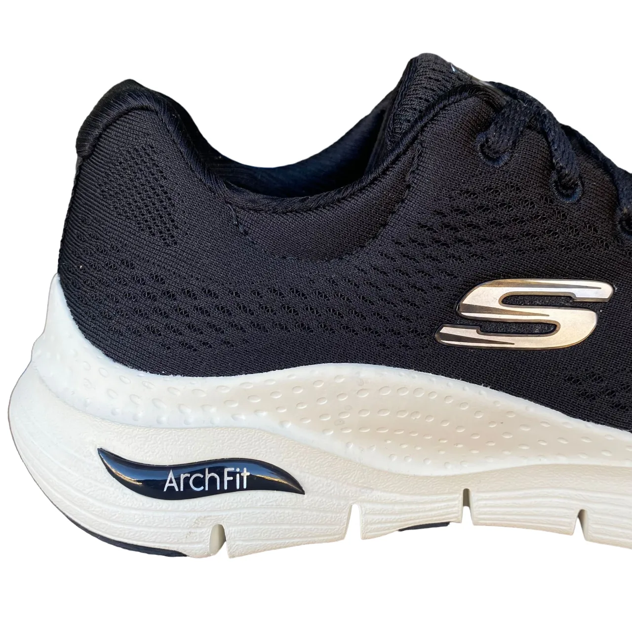 Optimized Title: **Skechers Womens Arch Fit Big Appeal Sneakers - Stylish Black and White Athletic Shoes (Model 149057/BKW)**