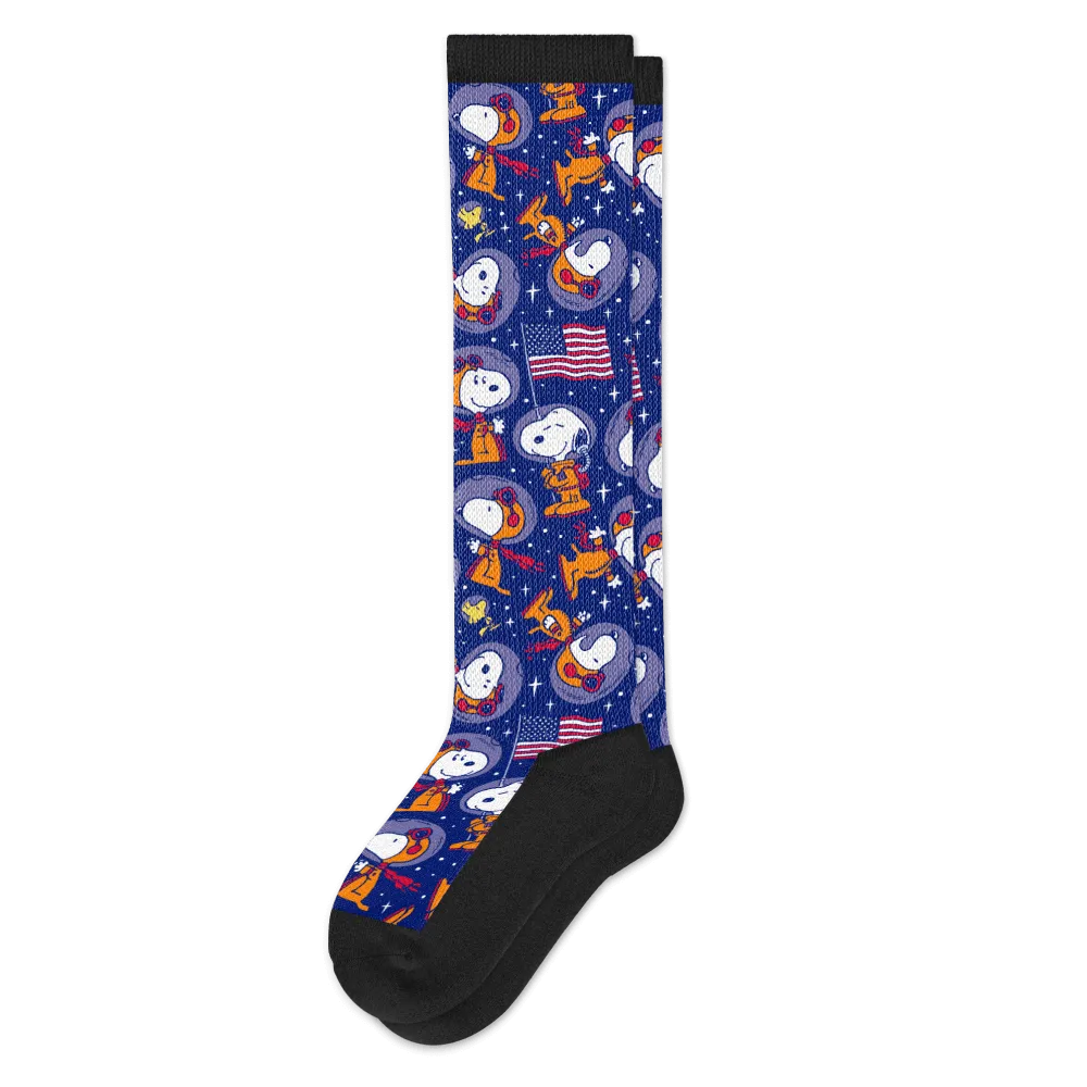 Space Snoopy EasyStretch™ Diabetic Socks