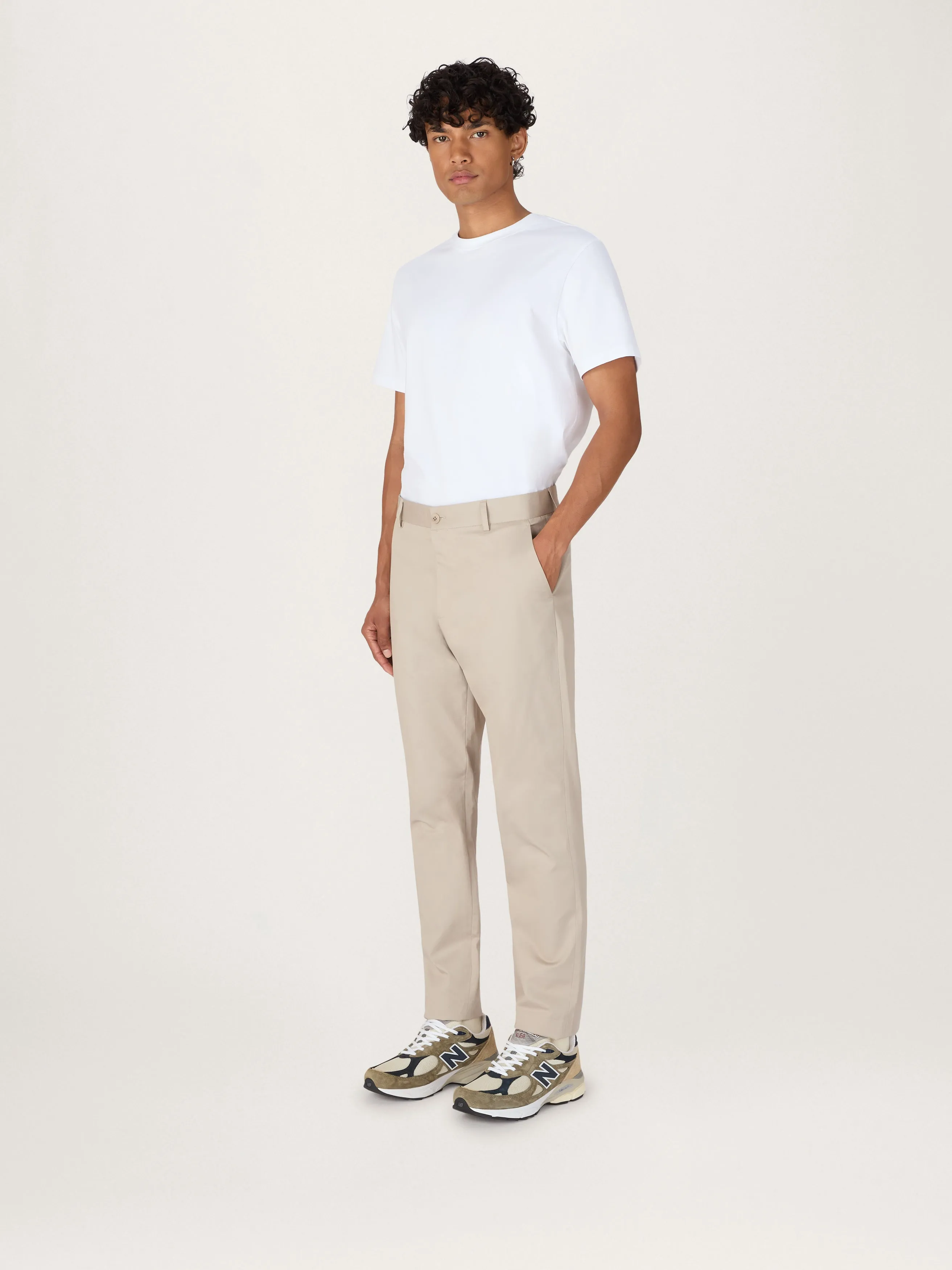 The Essential Chino || Beige | Stretch Cotton