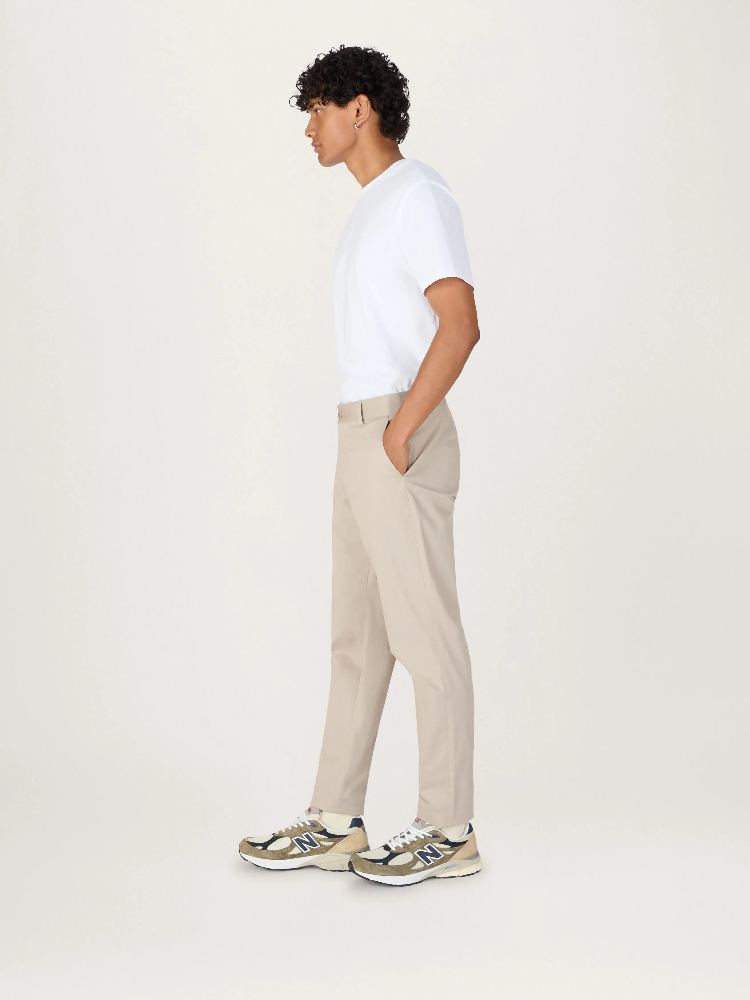 The Essential Chino || Beige | Stretch Cotton