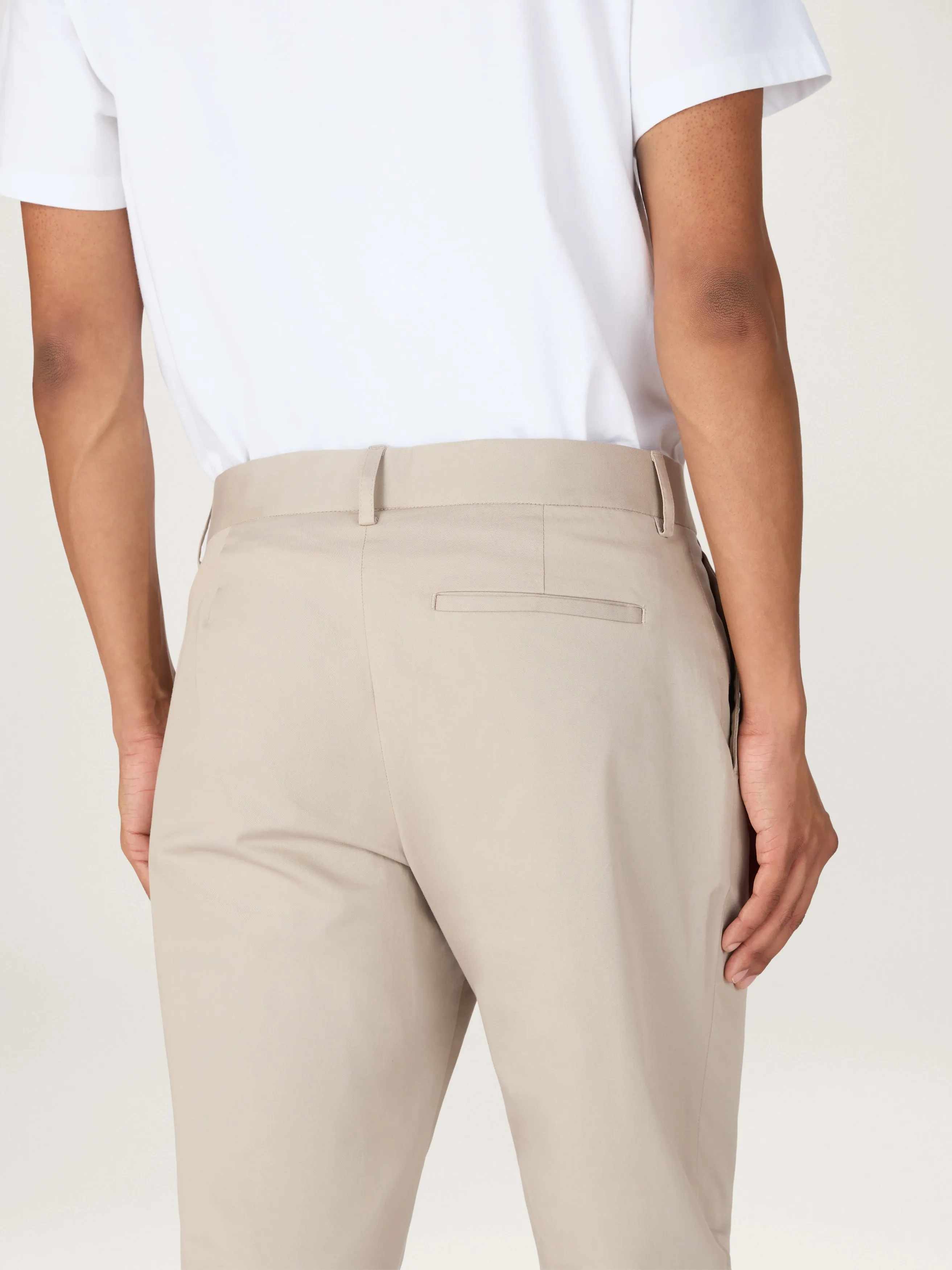 The Essential Chino || Beige | Stretch Cotton