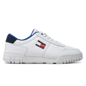 Tommy Hilfiger Jeans Retro Leather Cupsole ESS Men EM0EM01068-WHT