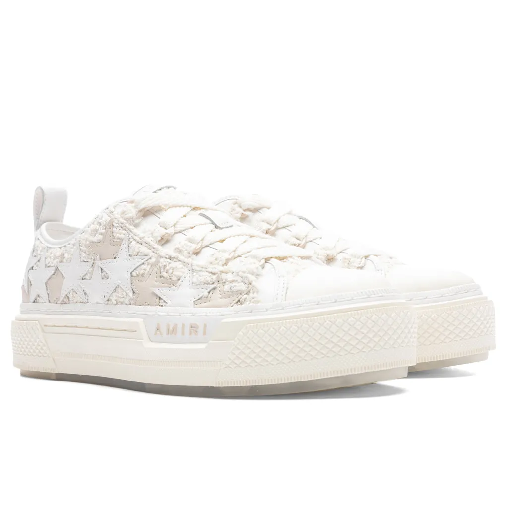 Women's Boucle Stars Court Low - Alabaster