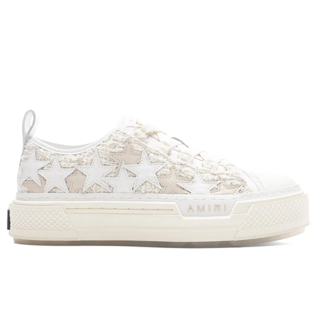 Women's Boucle Stars Court Low - Alabaster