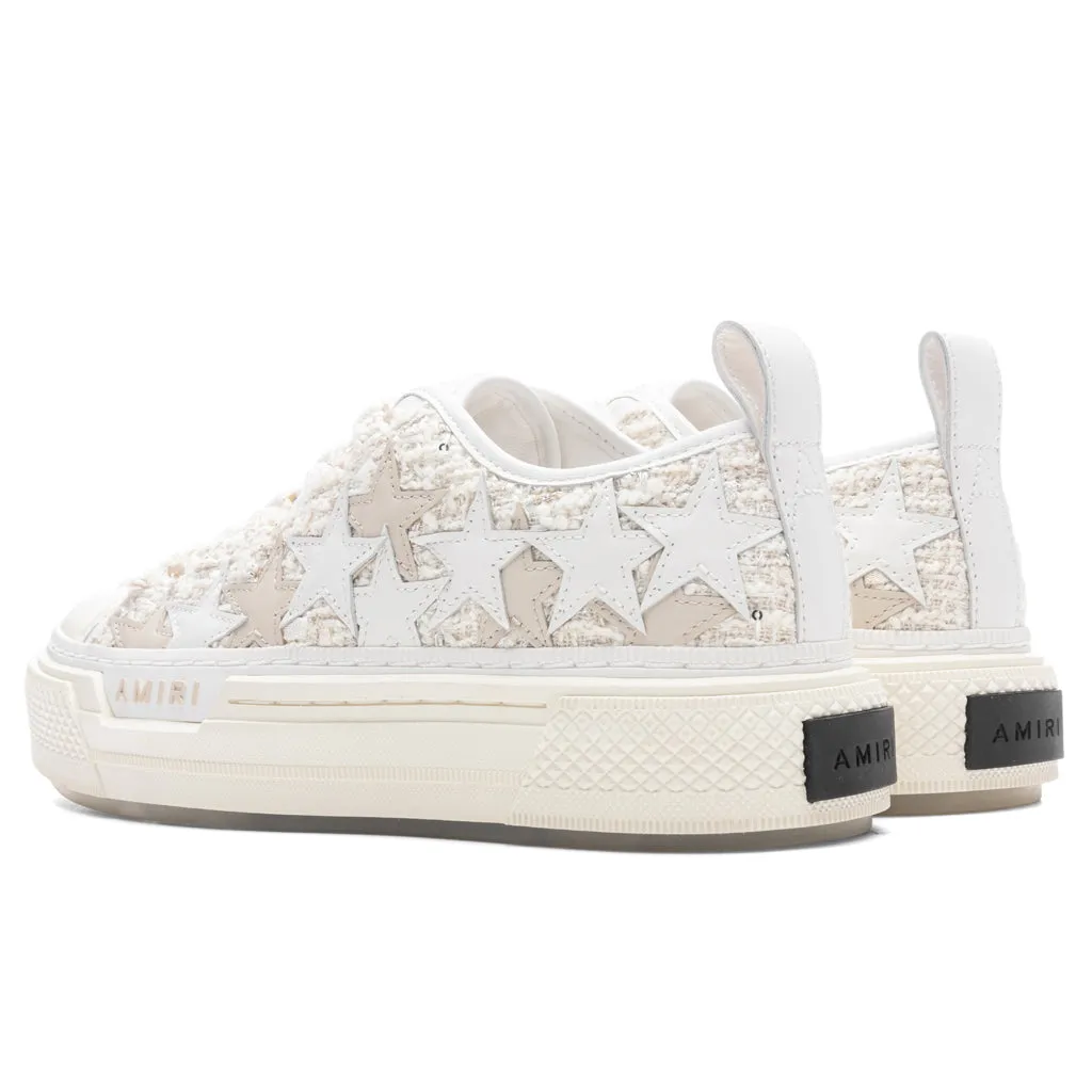 Women's Boucle Stars Court Low - Alabaster